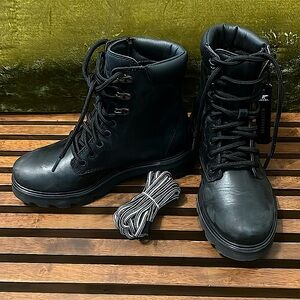 NWT Sorel Lennox Waterproof Black Boots Women’s size 6.5